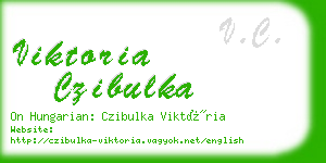 viktoria czibulka business card